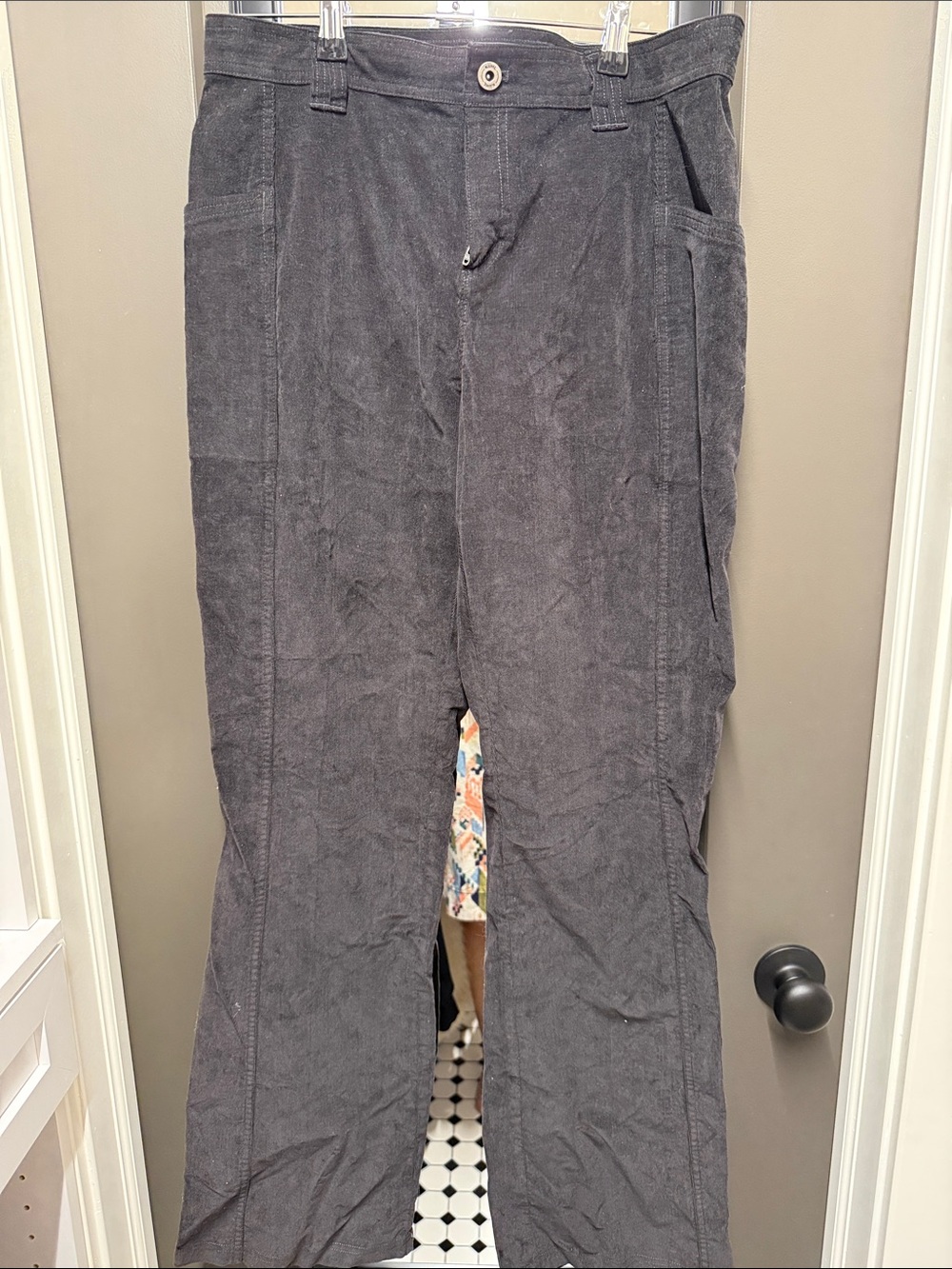 KÜHL Charcoal Corduroy Pants - Relaxed Slim Flare